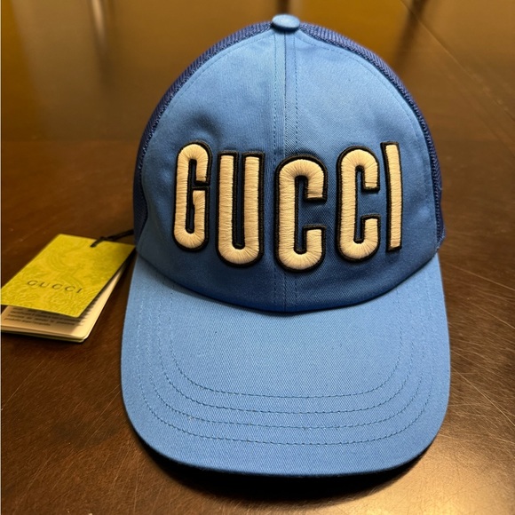 New Authentic Gucci Logo Baseball Hat Size L - Picture 3 of 16